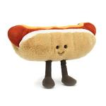 Jellycat Amuseables Hot Dog Plush Toy - 10