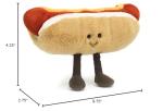 Jellycat Amuseables Hot Dog Plush Toy - 10
