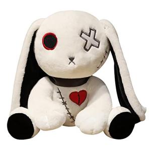 HINAA Halloween Goth Bunny Plush Toy for Kids