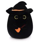 Adorable Black Cat Plush Toy for Halloween