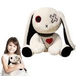 HINAA Halloween Goth Bunny Plush Toy for Kids