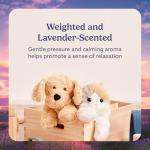 Microwavable Weighted Golden Dog Plush Toy
