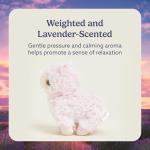 Microwavable Pink Llama Plush Toy for Comfort