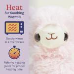 Microwavable Pink Llama Plush Toy for Comfort