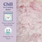 Microwavable Pink Llama Plush Toy for Comfort