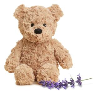 Warmies Brown Curly Bear: Microwavable Cozy Plush Toy