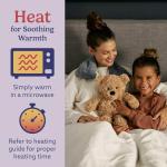 Warmies Brown Curly Bear: Microwavable Cozy Plush Toy