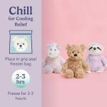 Warmies Brown Curly Bear: Microwavable Cozy Plush Toy