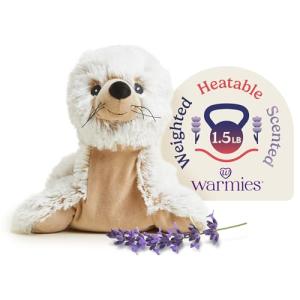 Microwavable Weighted Seal Plush Toy for Comfort