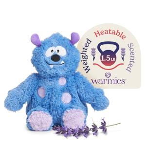Microwavable Weighted Blue Monster Plush Toy