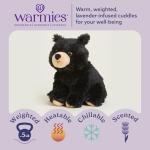 Microwavable Weighted Black Bear Plush Toy