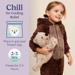 Cozy Brown Bear Microwavable Weighted Plush Toy
