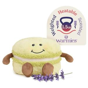 Microwavable Green Macaroon Weighted Stuffed Animal