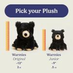 Microwavable Weighted Black Bear Plush Toy