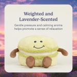 Microwavable Green Macaroon Weighted Stuffed Animal