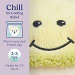 Microwavable Green Macaroon Weighted Stuffed Animal