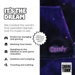 Cozy Wearable Blanket with Hood