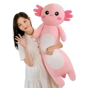Cute Pink Axolotl Plush Pillow Toy 39 Inch
