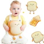 Cute Toast Plush Pillow - Soft Snuggle Buddy