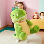 IKASA Giant Soft Plush Dinosaur Toy - 60cm Green