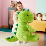 IKASA Giant Soft Plush Dinosaur Toy - 60cm Green