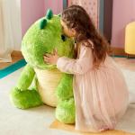 IKASA Giant Soft Plush Dinosaur Toy - 60cm Green