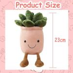 Flower Pot Succulent Plush Toy Pillow Doll