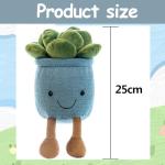 Succulent Plush Toy Set - Cute Flower Pot Pillows