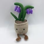 Cute Tulip Pot Plush Toy - Kawaii Cuddle Pillow