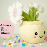 Daisy Plant Plush Toy - Kawaii 10" Softie