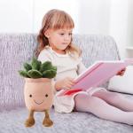 Flower Pot Succulent Plush Toy Pillow Doll