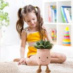 Flower Pot Succulent Plush Toy Pillow Doll