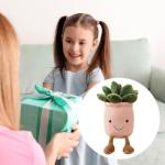 Flower Pot Succulent Plush Toy Pillow Doll