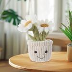 Apricot Lamb Kawaii Plush Toy Flower Pot, 10