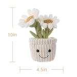 Apricot Lamb Kawaii Plush Toy Flower Pot, 10