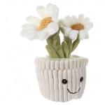 Apricot Lamb Kawaii Plush Toy Flower Pot, 10