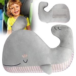 Whale Plush Seat Belt Pillow for Kids