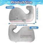Whale Plush Seat Belt Pillow for Kids