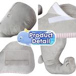 Whale Plush Seat Belt Pillow for Kids