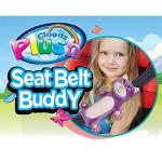 Cuddly Cat Seat Belt Buddy Travel Pillow