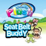 Cuddly Cat Seat Belt Buddy Travel Pillow