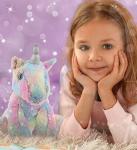 DolliBu Rainbow Unicorn Plush Stuffed Animal 12 Inch