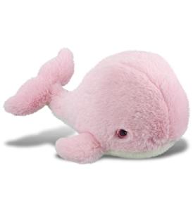 DolliBu Pink Whale Plush Stuffed Animal Toy