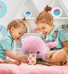 DolliBu Pink Whale Plush Stuffed Animal Toy