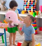 DolliBu Pink Whale Plush Stuffed Animal Toy