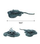 DolliBu Wild Plush Stingray Stuffed Animal Buddy