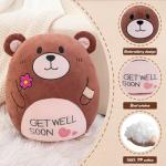 Get Well Soon Teddy Bear Plush Pillow