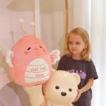 Hopearl Butterfly Plush Toy - Cute Soft Pillow