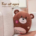 Get Well Soon Teddy Bear Plush Pillow