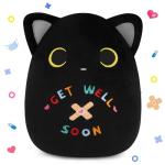 Black Cat Plush Toy - 8 Inch Soft Cuddly Friend